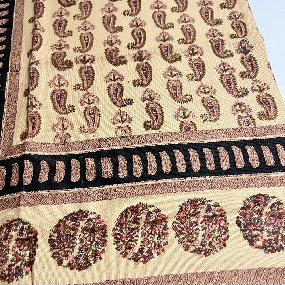 Pottery Barn Tan and Black Patterned Pillow Cover 24x24 Accent Pillow Sham/Cover - Picture 3 of 7